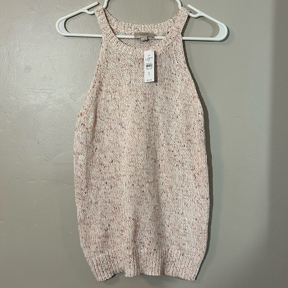 Loft Sweater Tank Top NWT